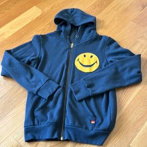 Kids, aviator nation, smile, hoodie, size 12